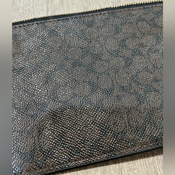 3 Piece Black Leather Coach Leather Slim Hip Purse Bag with Coin Purse and Folio - Picture 12 of 13